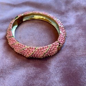 Lily Pulitzer pink clasp bangle